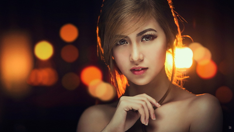 brunette, model, Kimberlee Arcillas, looking at viewer, women, Asian, 1080P, Bry Manaloto