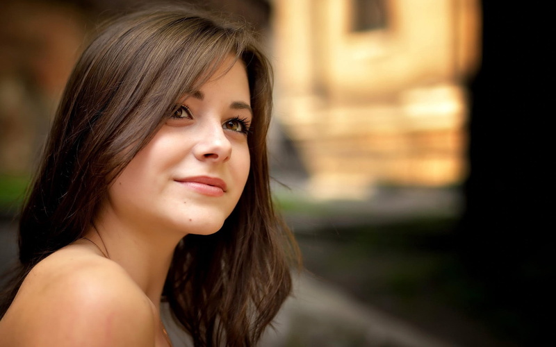 model, Dana, Looking Away, women, brunette, Dana Kareglazaya, 1080P