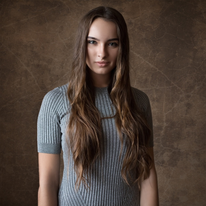 waist up, fashion, one person, beauty, adult, women, hairstyle, brunette, hair, Dmitry Shulgin, studio shot, teenager, young adult, long hair, young women