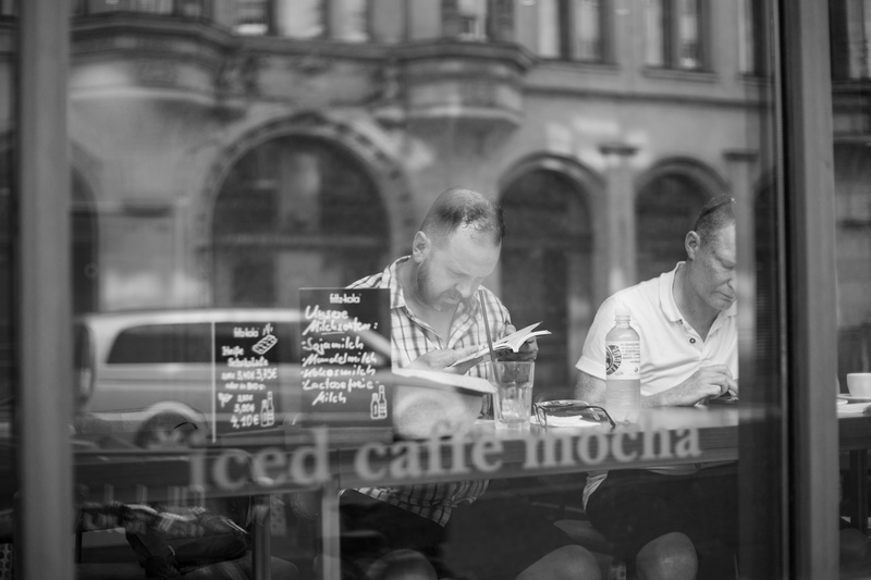 inside, dating, mid adult men, two people, real people, man, architecture, berlin, black and white, males, mature men, portrait chart, city, building, artist