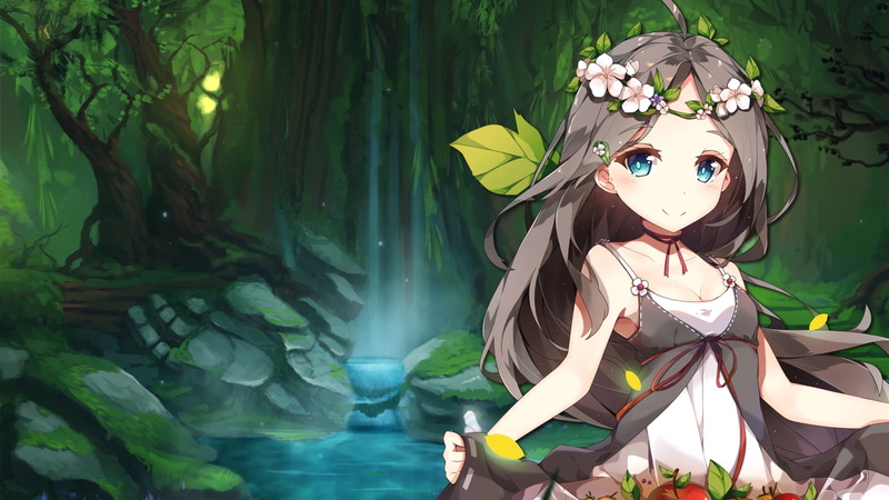 anime, anime girls, 720P, lifting dress