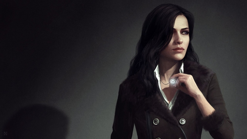 The Witcher, 1080P, Yennefer of Vengerberg, The Witcher 3: Wild Hunt, trench coat, video game characters