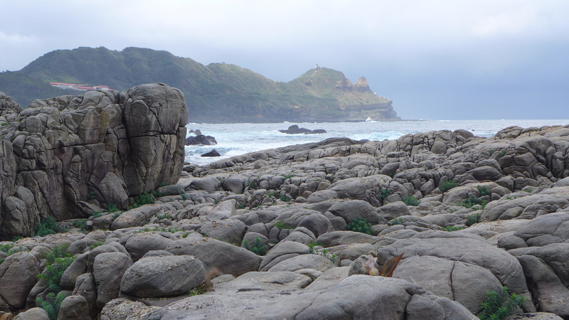 rocky shore, scenics - nature, outdoor, taiwan, coast, mountain, sea, water, motion, cloud - sky, rock - object, shore, tranquility, no people, 4K, environment