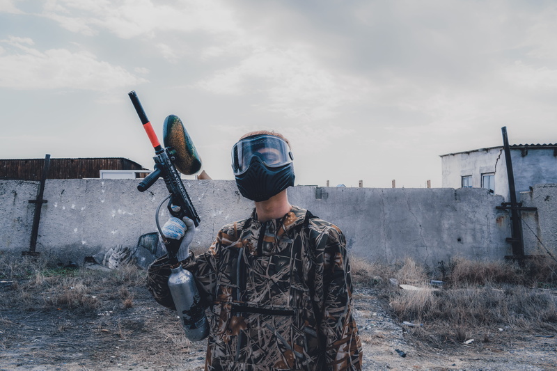 person, government, hunting, cannon, human, troop, nature, day, armored, outdoors, standing, army, clothing, paintball, uniform, built structure, three quarter length