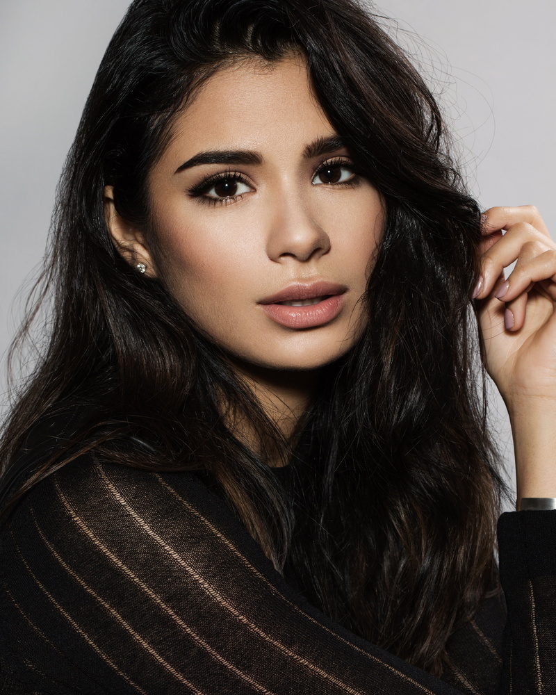 black hair, Diane Guerrero, women, 4K, actress