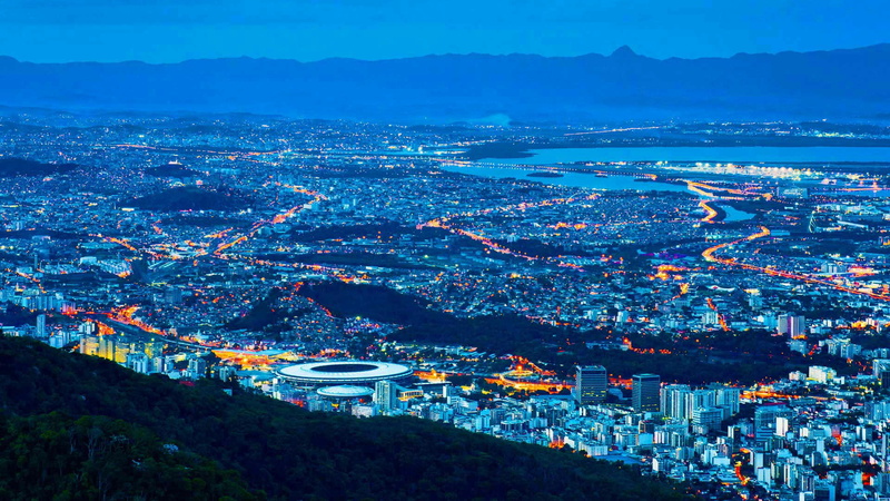 1080P, stadium, Brazil, lights, Rio de Janeiro, Maracanã, landscape