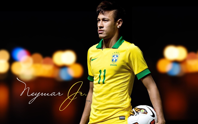 1080P, team sport, soccer player, ball, young adult, jr, neymar, fifa, ballon, clothing, night, sports uniform, sports clothing, yellow, soccer, focus on foreground