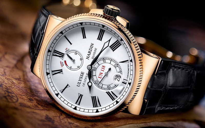 watch, luxury, un, gold, time, nardin, 1080P, clock, ulysse