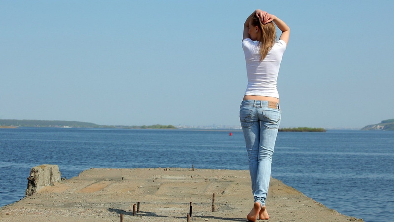 hd, x, women, b, Jeans, 720P, nature, models, avril, art, beach, beaches