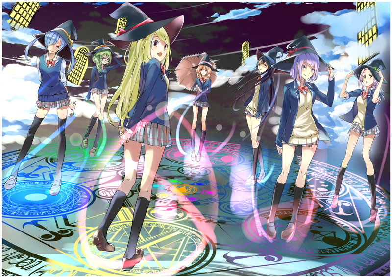 Urara Shiraishi, Rika Saionji, Nene Odagiri, Noa Takigawa, Mikoto Asuka, Meiko Otsuka, Anime, 2K, Maria Sarushima, Yamada-kun and the Seven Witches