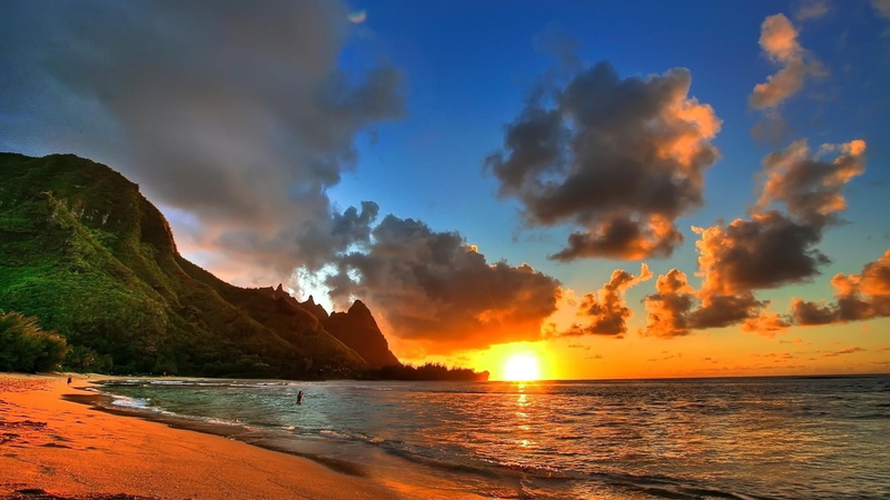 scenics - nature, beach, non-urban scene, land, nature, shore, horizon, sun, sunrise, beauty in nature, orange color, outdoors, ocean, clouds, coast, sea