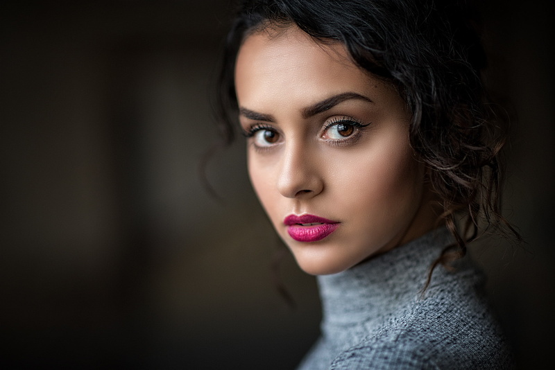 women, face, portrait, 1080P, Michelle Rosillo