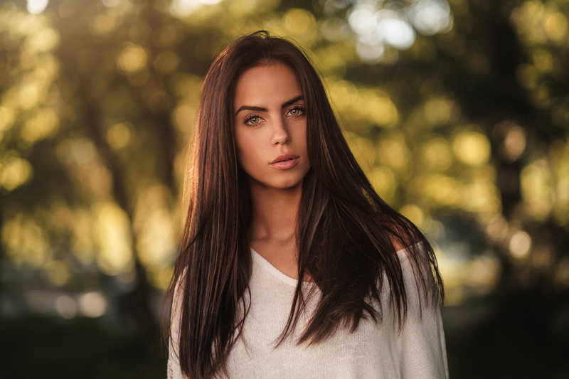 1080P, depth of field, portrait, Martin Kühn, women, Marlen Valderrama Alvaréz