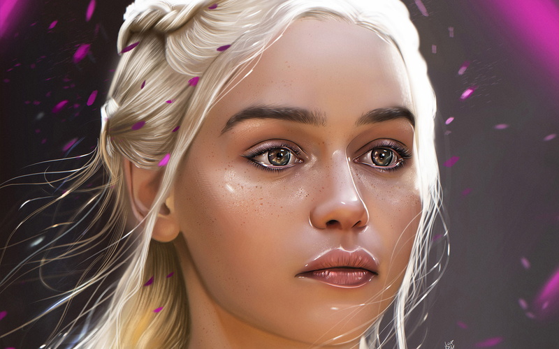Daenerys, Khaleesi, k, Game, 4K, Targaryen, Thrones