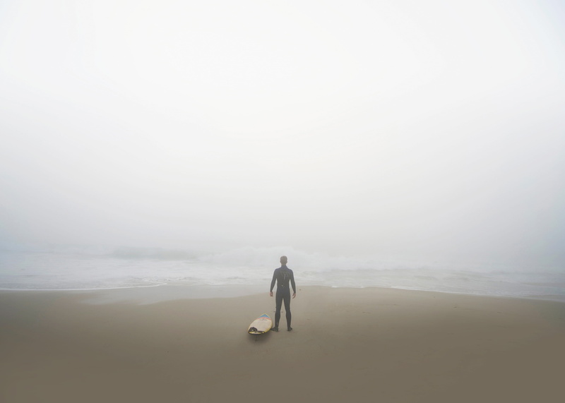 image Technique, adult, full length, people, body, natural Phenomenon, looking at view, surfer, copy Space, wetsuit, holiday, 4K, contemplation, human Age