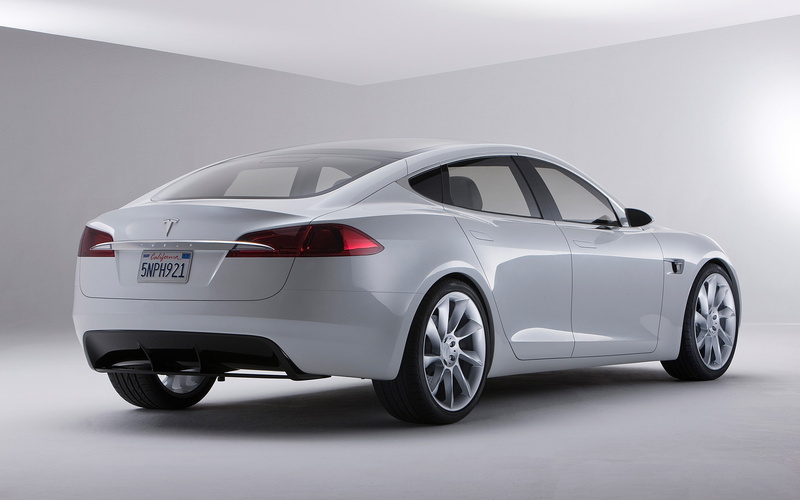 model, Tesla Model S, s, tesla, 2K, rear