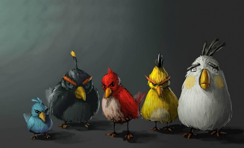 angry, paint, amazing, animals, 3d and abstract, 1080P, game, angry birds, beautiful, birds, paniting, panting, 3d