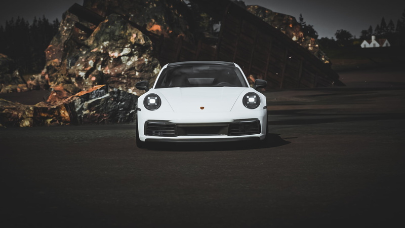 Porsche 911 Carrera, car, Porsche, Carrera s, vehicle, Forza Horizon 4, 1080P, video games