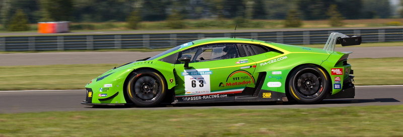 lamborghini, race track, motor racing, action, professional sport, speedway, spoiler, racecar, outdoors, competition, rims, green, sports car, auto racing