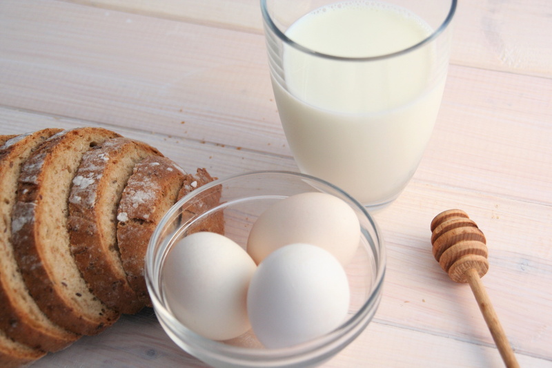 temptation, tasty, still life, slice of bread, refreshment, wellbeing, french food, clear, dairy product, egg, brown bread, meal, eggs, bowl, no people