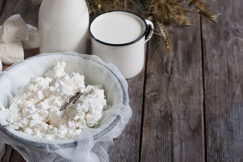 4K, milk, cheese, dairy products, cottage cheese