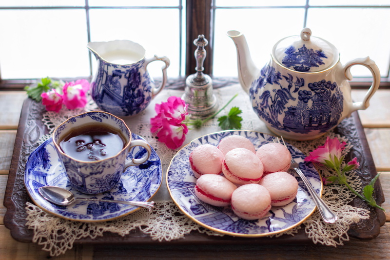 5K, mug, kettle, tray, the tea party, tea, pasta, the sweetness, flowers, cookies, style, Cup