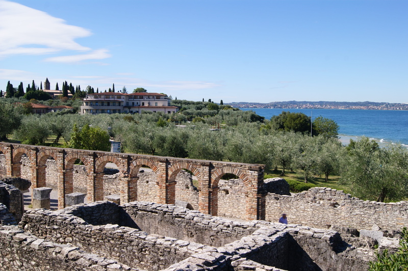 built structure, sky, olive grove, outdoors, tree, building, plant, stone wall, wall, travel destinations, water, day, the ruins of the, history, the past