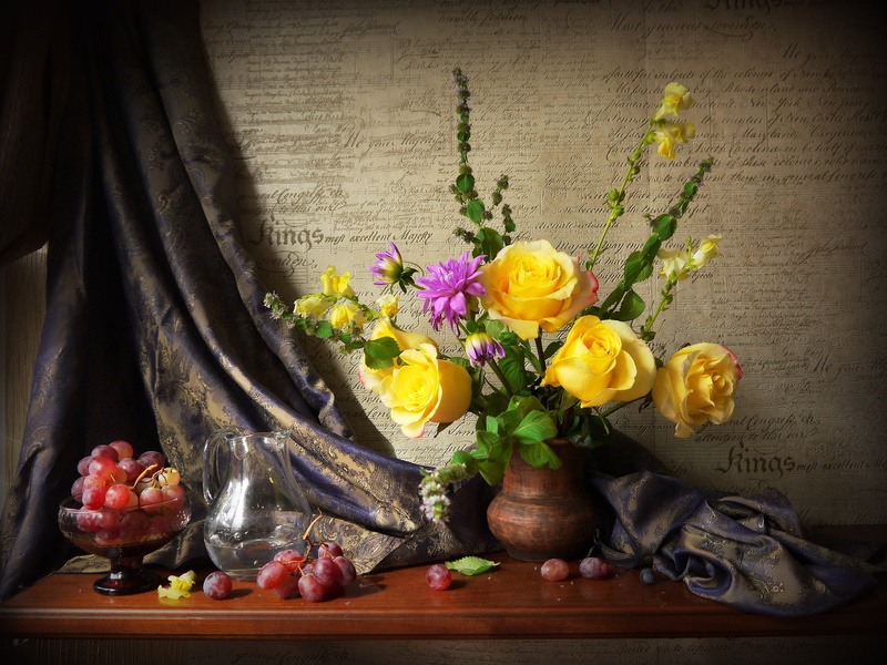 2K, food and drink, Pitcher, freshness, easter, bouquet, close-up, backgrounds, retro Styled, flower, old-fashioned, rose - Flower, autumn, fruit, beauty in nature
