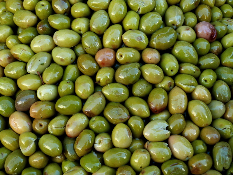 trees, market stall, freshness, commercial, oil, olive, food, large group of objects, harvested, horticulture, wellbeing, high angle view, abundance, food and drink
