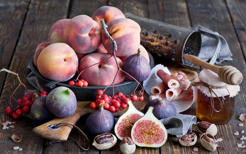basket, wellbeing, fruit, high angle view, lunch, abundance, indoors, food, food and drink, no people, bowl, still life, table, household equipment, freshness