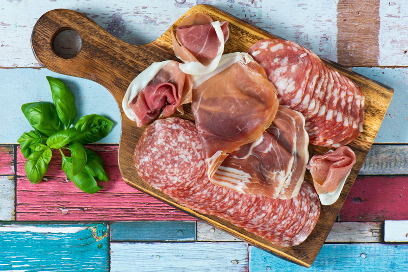 Prosciutto, Salami, Meat, 1080P, Food