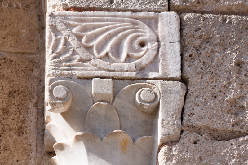 creativity, wall - building feature, Capital, tuscany, design, 4K, Pillar, Abbey, stone, day, benedictine monastery, ancient, solid, carving - craft product
