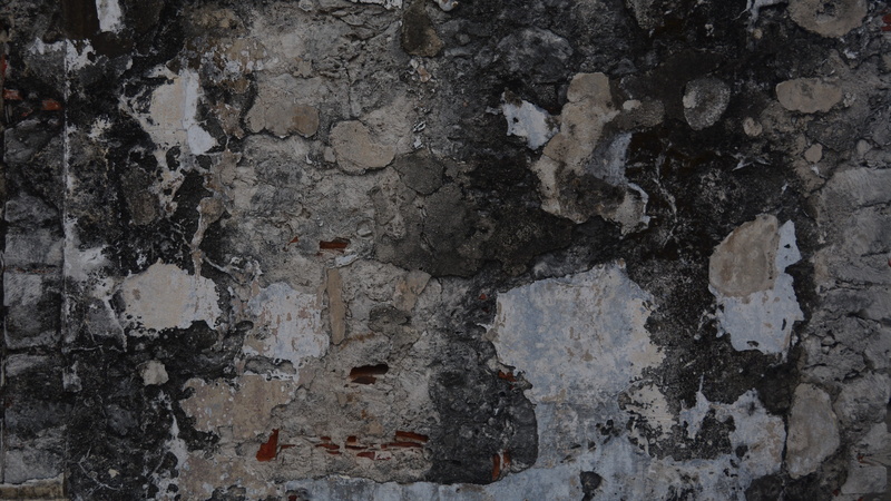 contrast, backgrounds, gray, day, ruined, abstract, old building, stone wall, rough, built structure, mold, concrete, textured, deterioration, wall - building feature