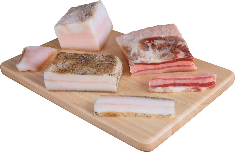 backgrounds, high angle view, food, slice, isolated, raw, no people, choice, six, bacon, close-up, tasty, gourmet, meat, cheese, meats, snack, delicatessen