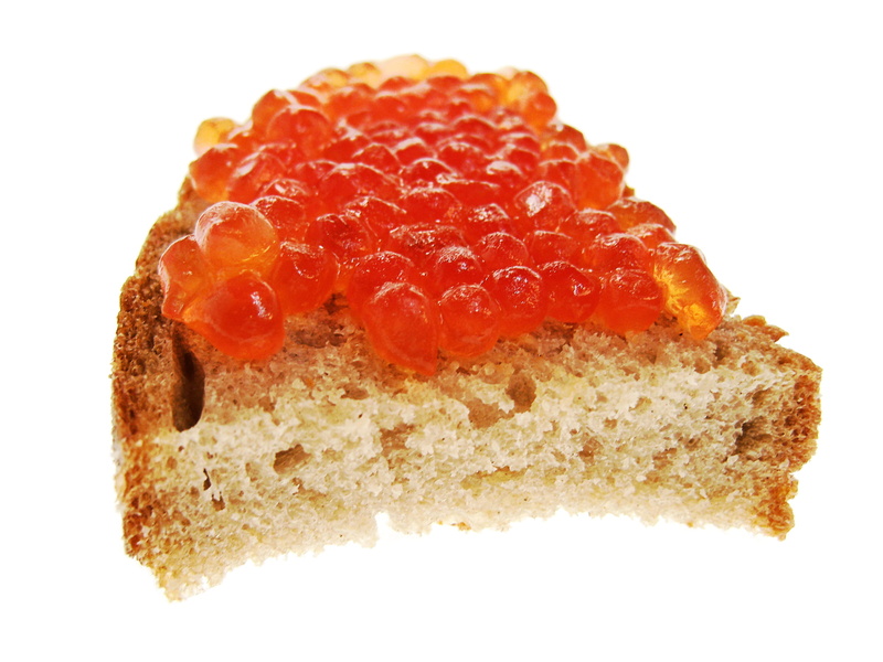 tasty, snack, butter, 1080P, caviar, toasted bread, white, bread, breakfast, slice, lunch, expensive, freshness, isolated, toast, studio shot, temptation