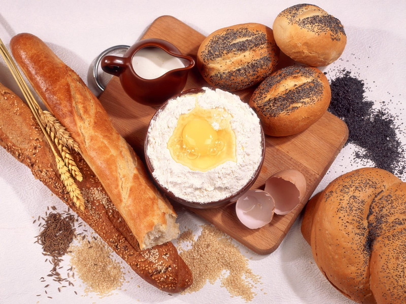backgrounds, ready-to-eat, meal, loaf of Bread, bread, merchandise, rye - Grain, still life, bun, homemade, wood - Material, baguette, pastry Dough, close-up