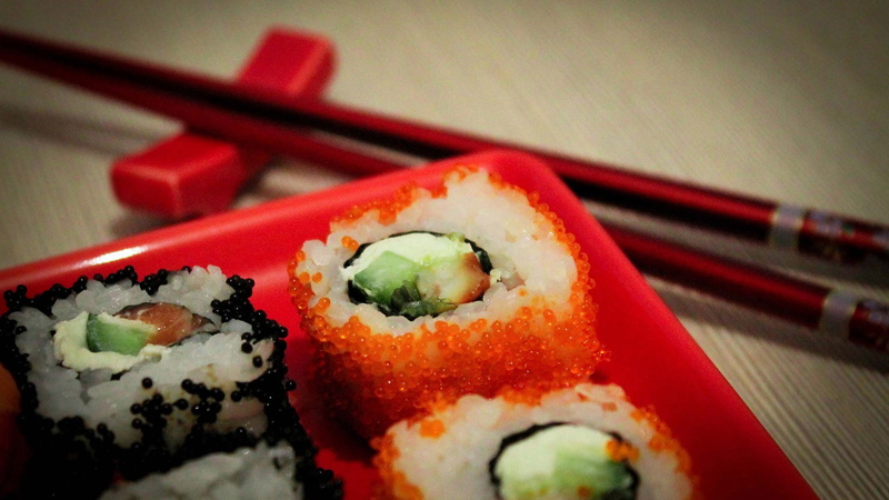 eat, healthy, selective focus, asia, chinese food, wasabi, roll, fish, meal, restaurant, salad, fresh, close-up, healthy eating, cuisine, delicious, japanese