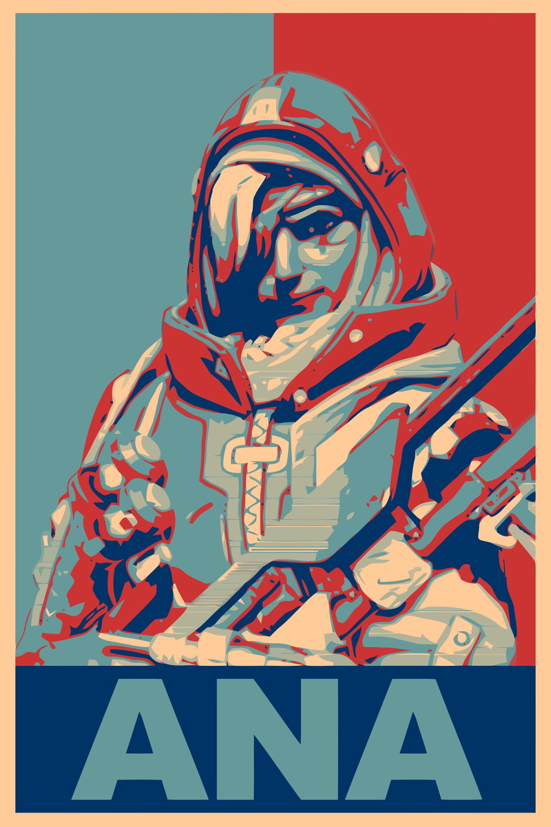 Gamer, propaganda, Ana (Overwatch), 1080P, Overwatch