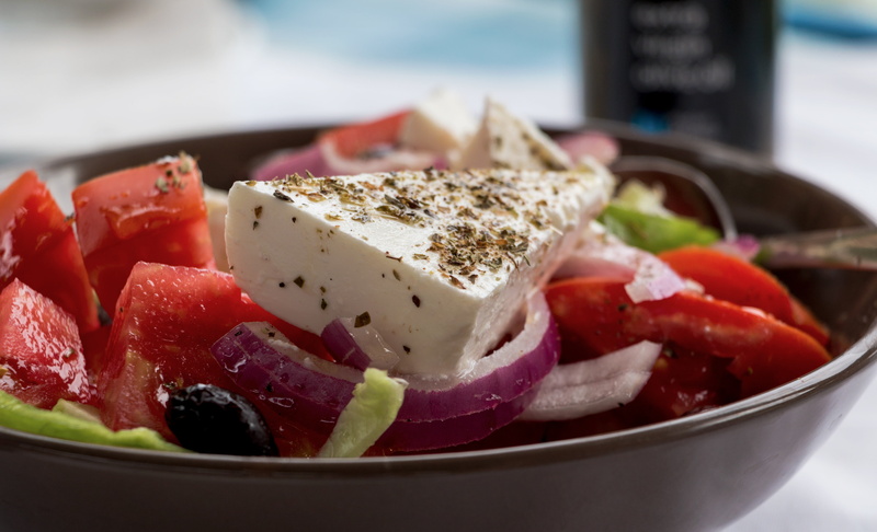 fruit salad, cheese, shell, close-up, greek salad, tasty, healthy, no people, herbs, greek food, plate, olives, crockery, food and drink, healthy eating
