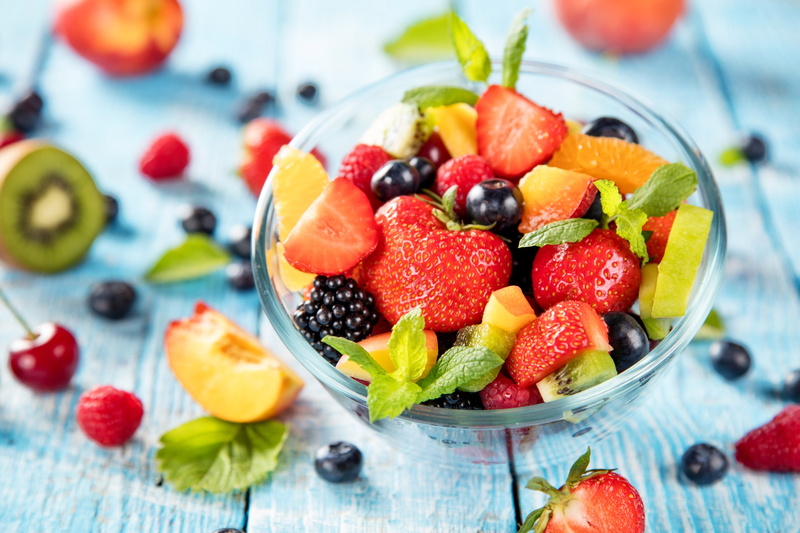 snack, sweet food, blueberry, strawberry, fruit salad, yogurt, berry fruit, kiwi, salad, choice, healthy eating, 4K, breakfast, variation, raspberry, no people