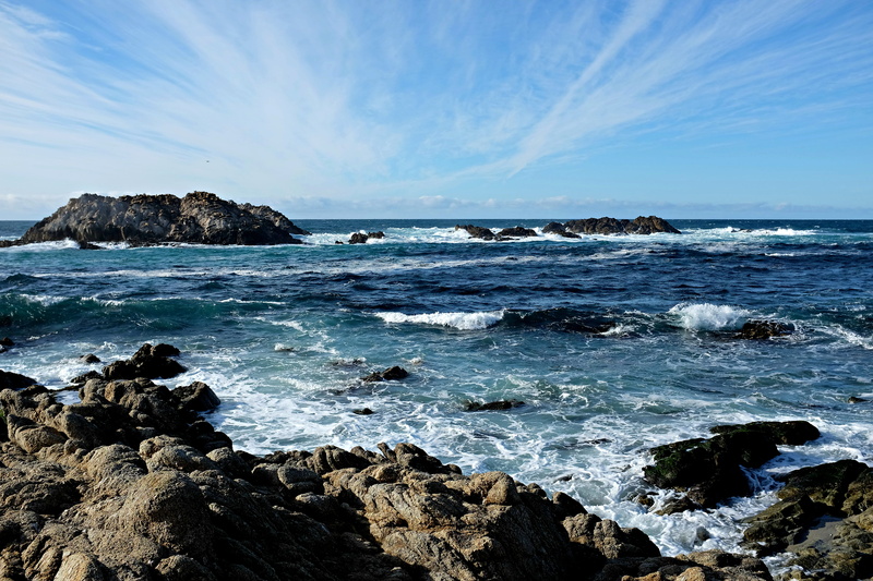 norcal, no people, rocky coastline, horizon, shoreline, monterey peninsula, scenics - nature, cali, monterey, rock formation, beauty in nature, land, outdoors