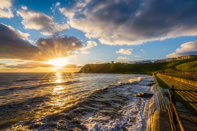 shower, landscape, Lens, showers, no people, cloudscape, scenics, beauty in nature, outdoor, moody, clouds, motion, ocean, 5K, sky, sunlight, sunset, Seascape