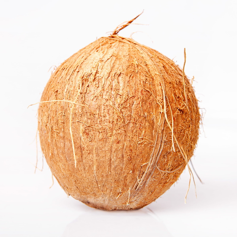 coconut, still life, shell, milk, close-up, cut out, drupe, wellbeing, food and drink, orange color, nature, no people, brown, studio shot, freshness, fruit