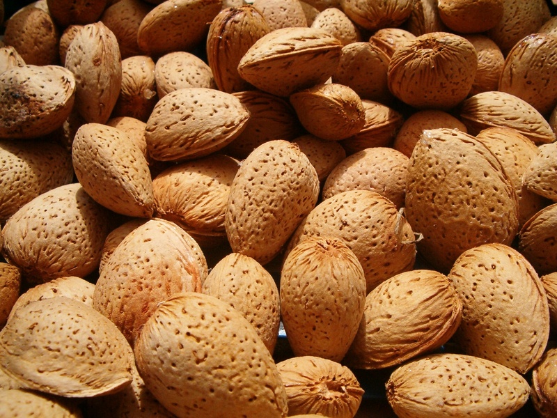 brown, sale, food and drink, still life, healthy eating, freshness, market, ingredient, almond, 1080P, baking, abundance, drupe, nut, large group of objects