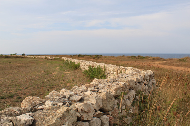 cliff, solid, day, nature, tranquil scene, 5K, sky, scenics - nature, outdoors, plant, land, italy, horizon over water, summer, torre dellorso, horizon