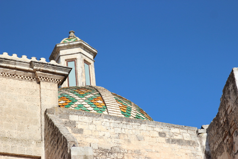 church, architecture, place of worship, travel destinations, roof, tourism, duomo, spirituality, stone wall, travel, 5K, blue sky, nature, majolica, sunny