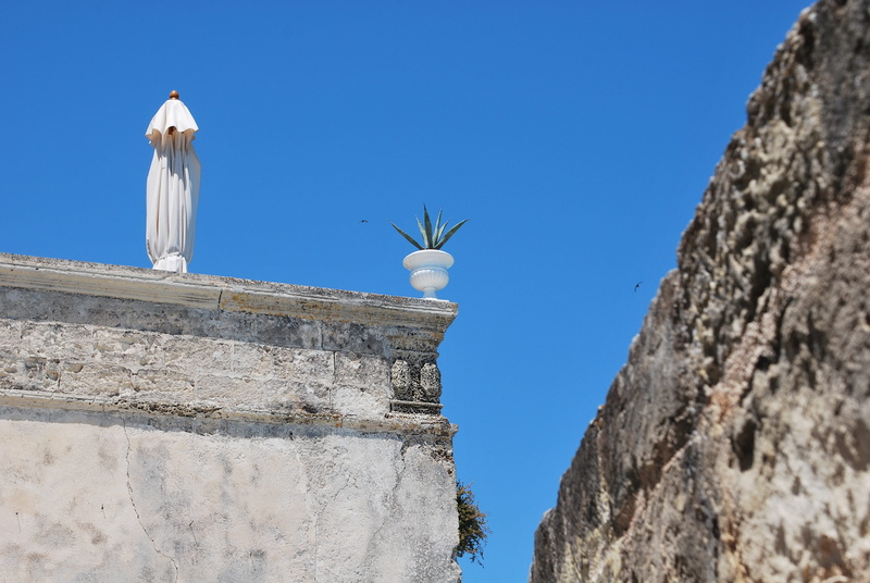 travel, in salento, historical centre, salento, white color, history, blue, animal themes, architecture, low angle view, tower, tourism, building exterior
