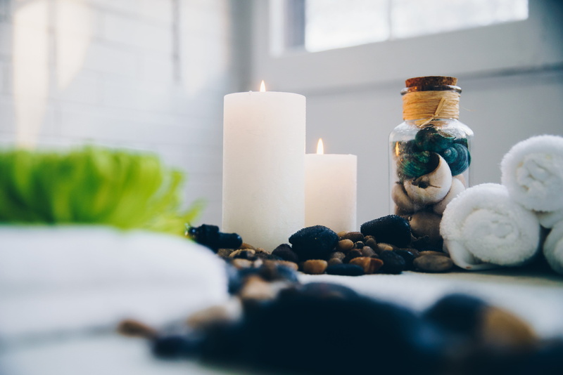 near, indoors, large group of objects, choice, precious gem, flame, 4K, table, decor, burning, Relax, no people, Candle, close-up, pebble, fire, selective focus