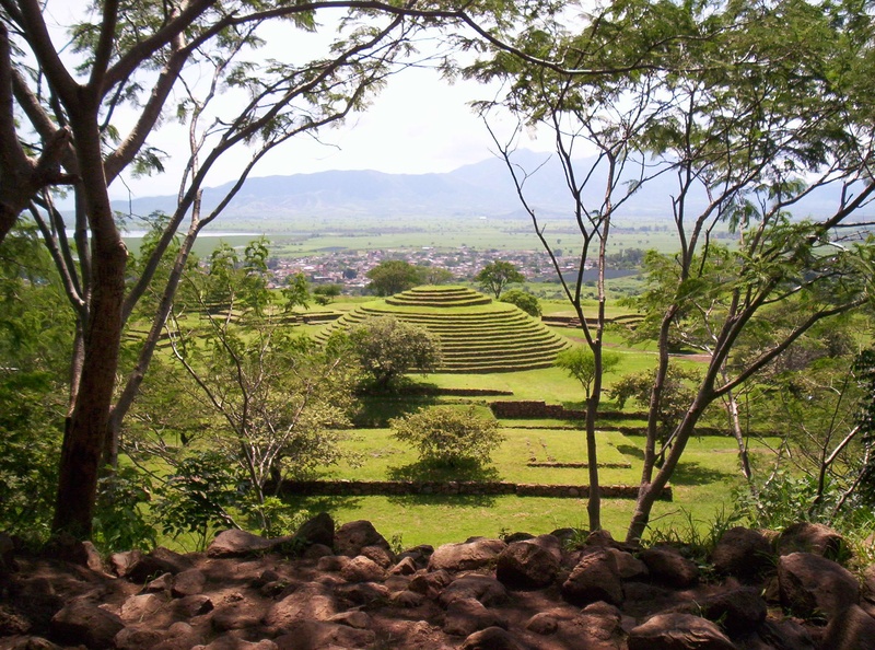 pyramid, landscape, terraces, terraced, 1080P, built structure, mexico, archaeology, daytime, beauty in nature, mountains, scenic, plant, outdoors, architecture