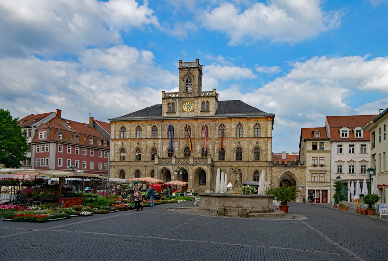 building, old town, the past, no people, germany, tourism, travel destinations, street, thuringia germany, old building, transportation, built structure